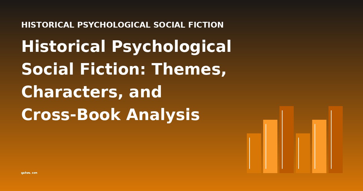 Historical Psychological Social Fiction: Themes, Characters, and Cross-Book Analysis