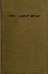 Cover of Index to Library Reports — Key Ideas to Explore