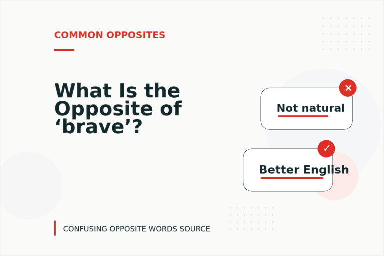 What Is the Opposite of ‘brave’? What Is the Opposite of ‘brave’?