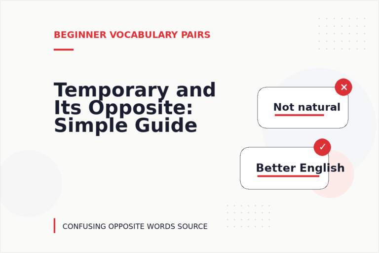 Temporary and Its Opposite: Simple Guide Temporary and Its Opposite: Simple Guide