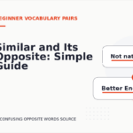 Similar and Its Opposite: Simple Guide