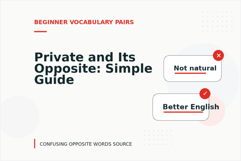 Private and Its Opposite: Simple Guide Private and Its Opposite: Simple Guide