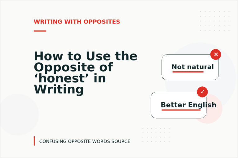 How to Use the Opposite of ‘honest’ in Writing How to Use the Opposite of ‘honest’ in Writing